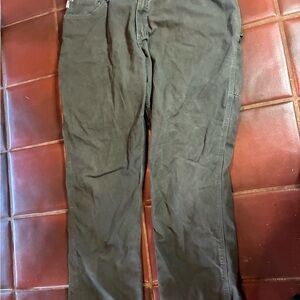 Carhartt Canvas Work Pants Carpenter Jeans Women's Size 20 With 32 Inseam